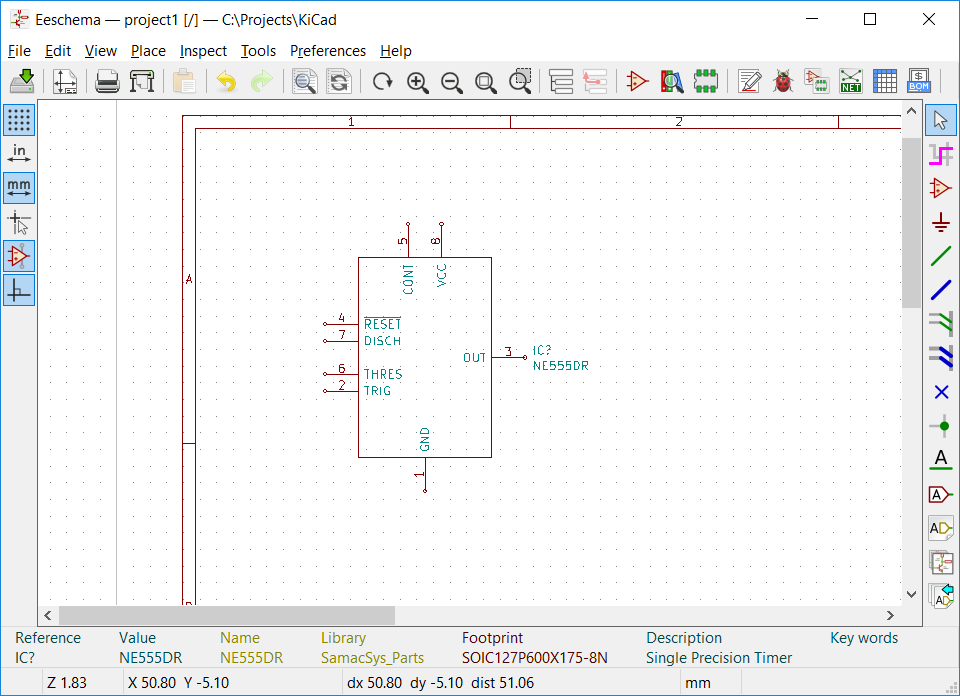 KiCAD Version 5 or later - SamacSys